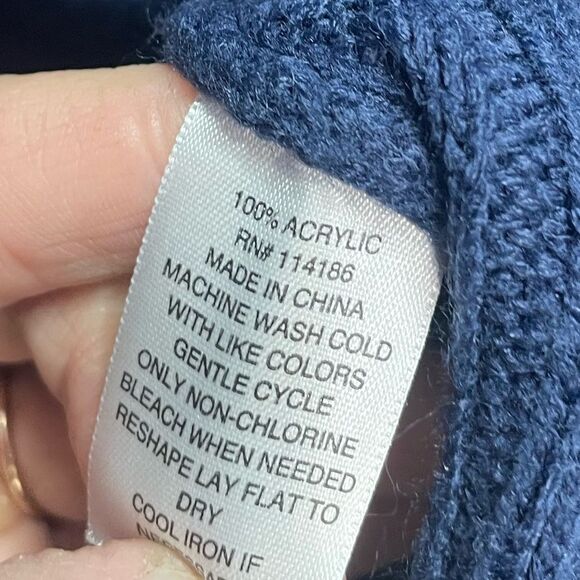 A.n.a. Navy Blue Sweater XXL - Picture 5 of 6